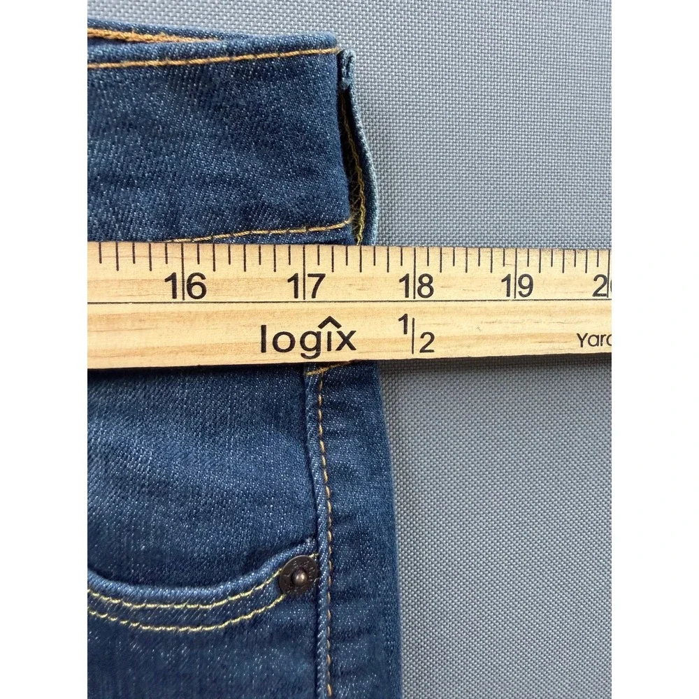 Levi's 514 Straight Fit Jeans Mens‎ Blue Medium Wash Denim 35x30